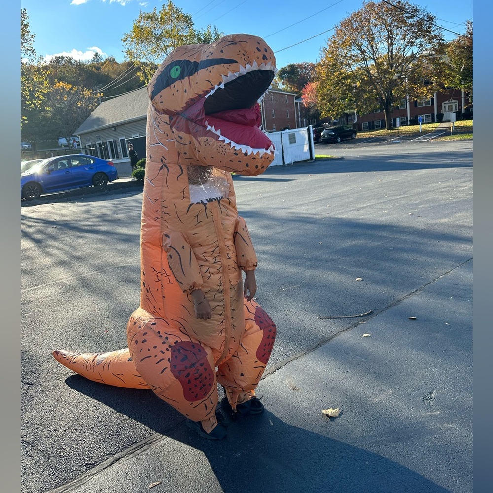 Inflatable T-Rex. Costume